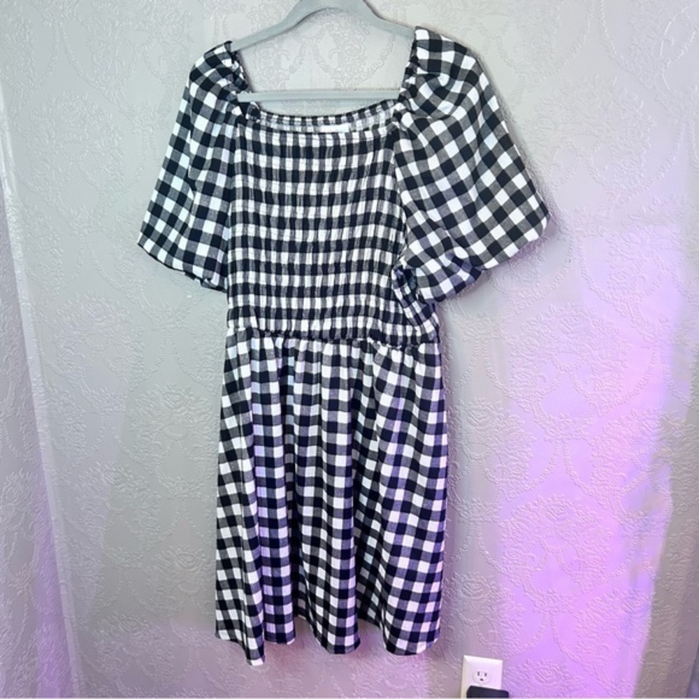 Black and White Gingham Dress LulaRoe cute dress XL